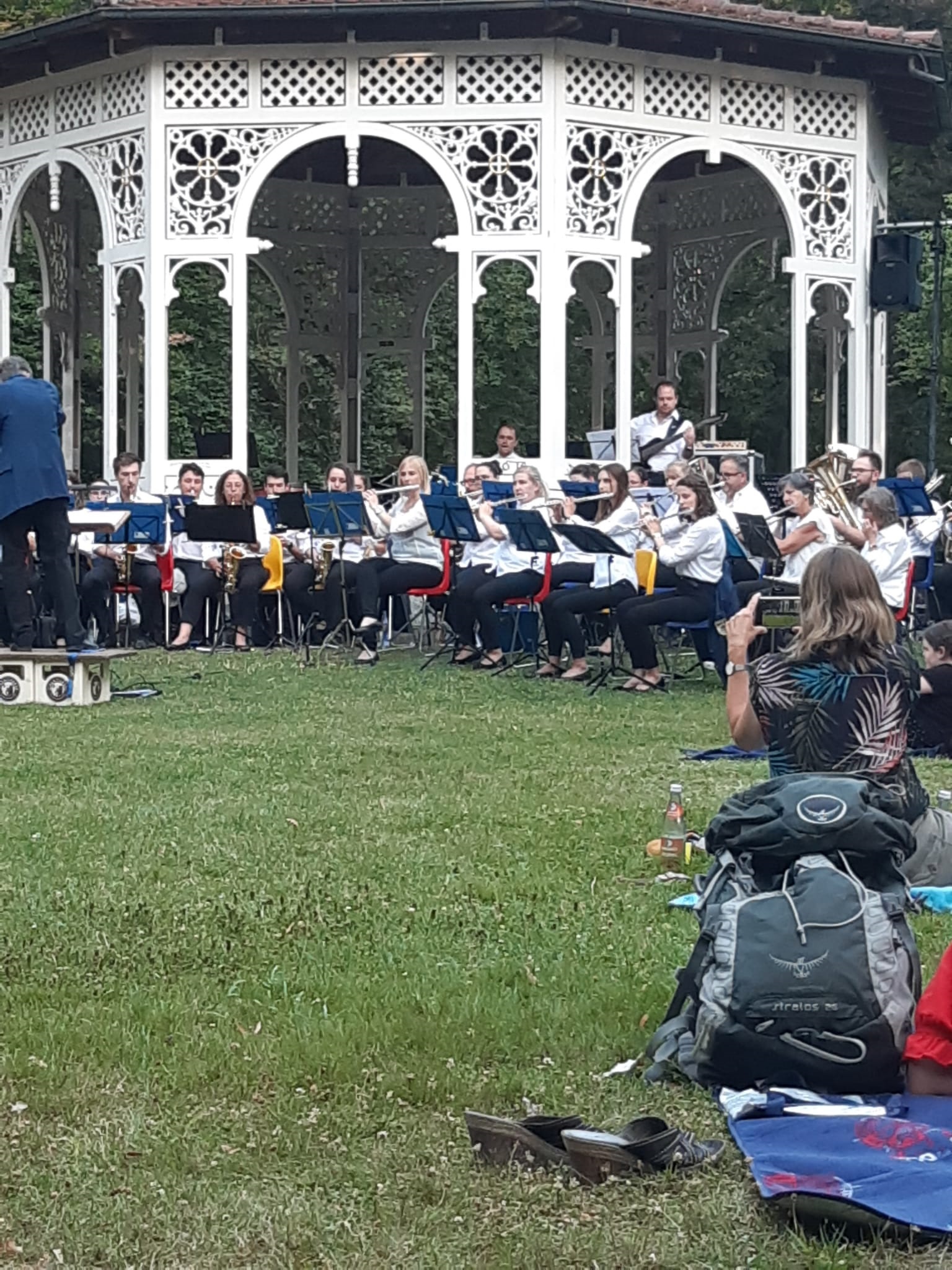 Großes Orchester beim Stadtparkkonzert 2022