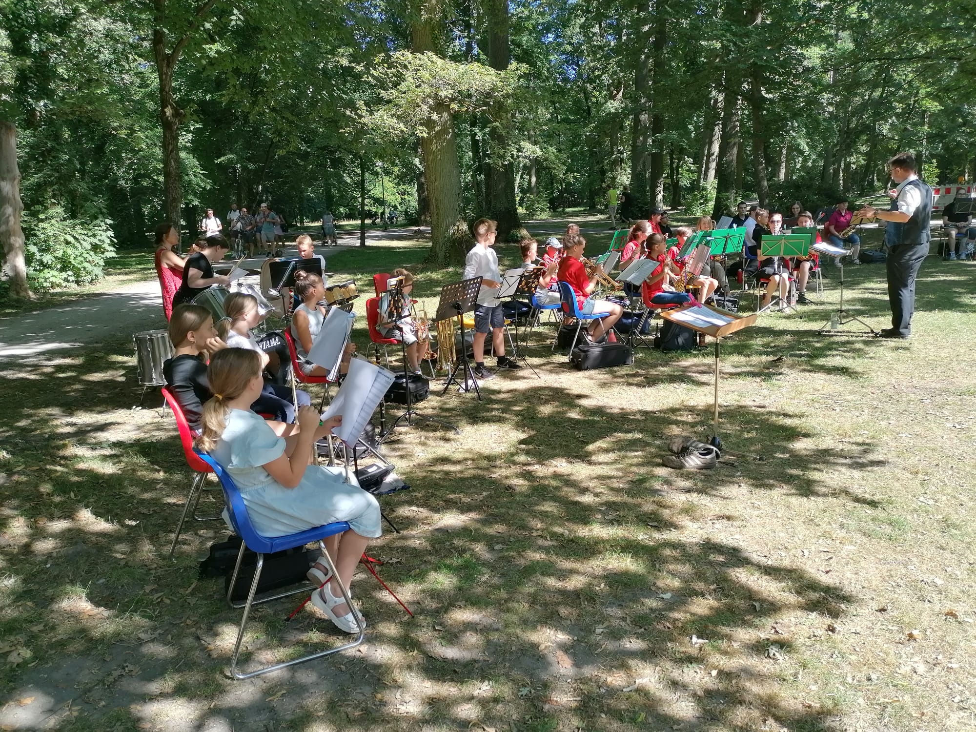 Der musikalische Nachwuchs beim Sommerfest im Stadtpark 2022